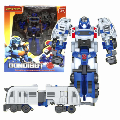 Трансформер Bondibot Робот-поезд метро 2 в 1 Bondibon ВВ5820 1